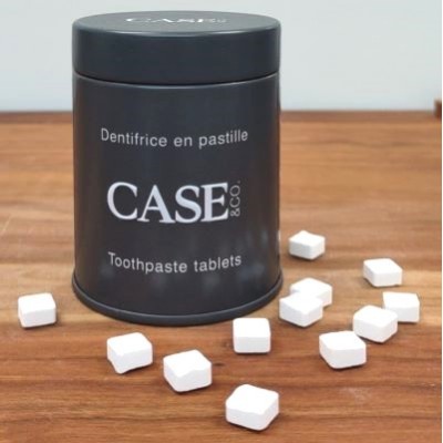 Case & Co - Dentrifrice en pastilles 160 - Menthe Fraîche